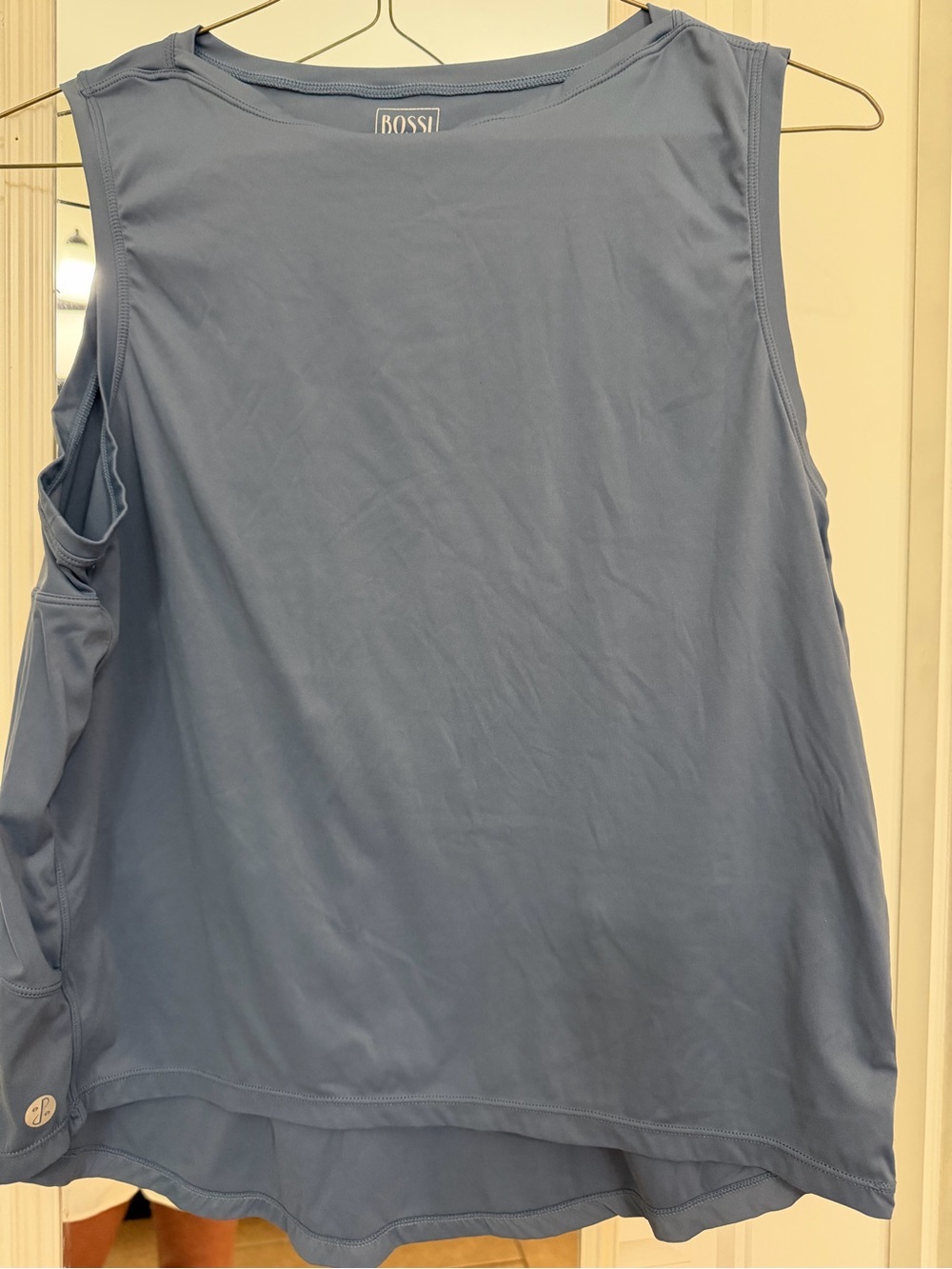 BOSS Light Blue Athletic Tank Top